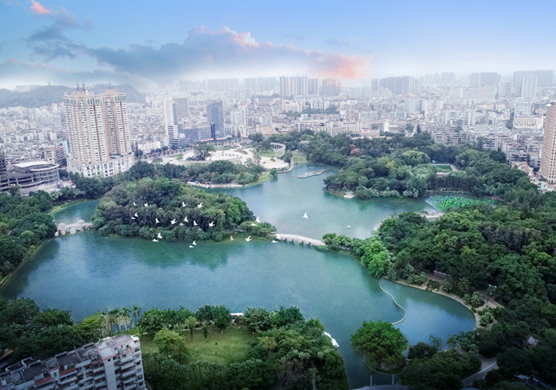 項(xiàng)目采用EPC模式，總湖體水域面積約50公頃，主要建設(shè)內(nèi)容包括：控源截污、活水補(bǔ)給、內(nèi)源治理、水生態(tài)修復(fù)、廁所改造、公園環(huán)境綜合整治。僅經(jīng)過(guò)3個(gè)多月治理，從劣五類達(dá)到地表水Ⅱ類標(biāo)準(zhǔn)，構(gòu)建“水下森林”景觀，擦亮綠色低碳城市名片，提升城市品質(zhì)品味。
